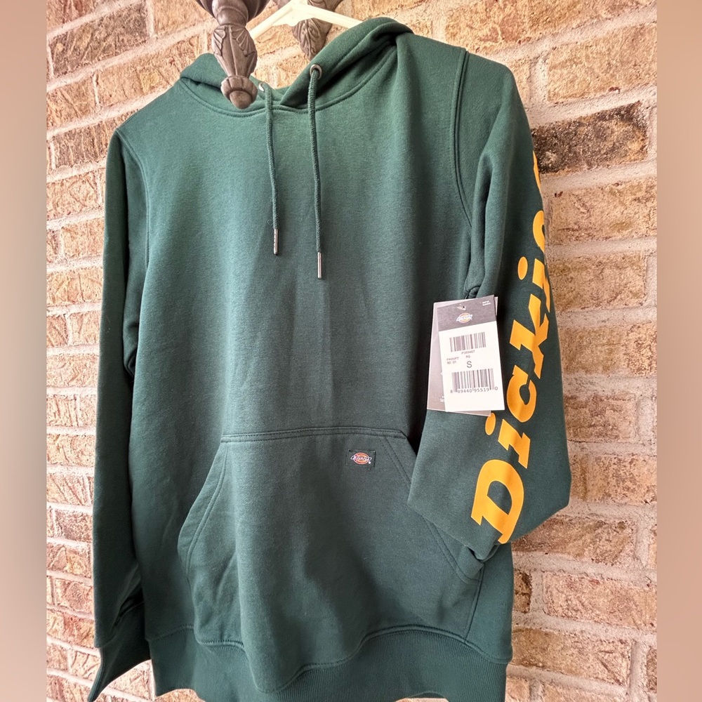 WOMENS GREEN DICKIES HOODIE
